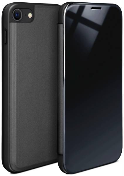 moex Void Case für Apple iPhone SE 3. Generation (2022) – Klappbare 360 Grad Schutzhülle, Hochglanz Klavierlack Optik
