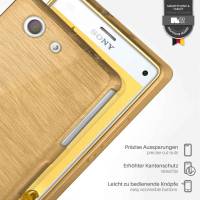 moex Brushed Case für Sony Xperia Z3 Compact – Silikon Handyhülle, Backcover in Aluminium Optik