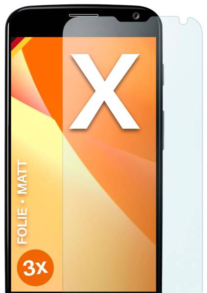 moex FlexProtect Matt für Motorola Moto X – Anti Reflex Schutzfolie für besten Displayschutz, Matt