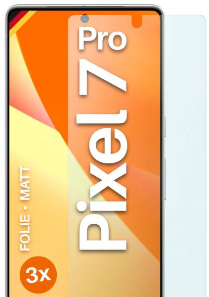 moex FlexProtect Matt für Google Pixel 7 Pro – Anti Reflex Schutzfolie für besten Displayschutz, Matt