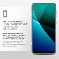 moex FlexProtect Klar für Samsung Galaxy A10 – Schutzfolie für unsichtbaren Displayschutz, Ultra klar