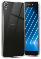 ONEFLOW Clear Case für Sony Xperia XA1 – Transparente Hülle aus Soft Silikon, Extrem schlank