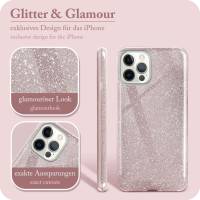 ONEFLOW Glitter Case für Apple iPhone 12 Pro – Glitzer Hülle aus TPU, designer Handyhülle