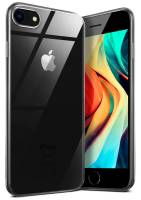 moex Aero Case für Apple iPhone SE 2. Generation (2020) – Durchsichtige Hülle aus Silikon, Ultra Slim Handyhülle