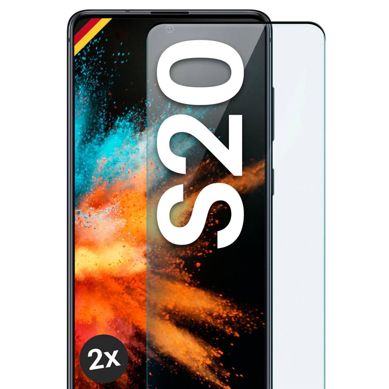moex CurveProtect Samsung Galaxy S20 Panzerglas 3D Full Screen