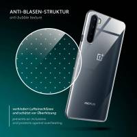moex Aero Case für OnePlus Nord – Durchsichtige Hülle aus Silikon, Ultra Slim Handyhülle