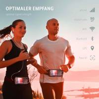 moex Breeze Bag für Moto Z3 Play – Handy Laufgürtel zum Joggen, Lauftasche wasserfest