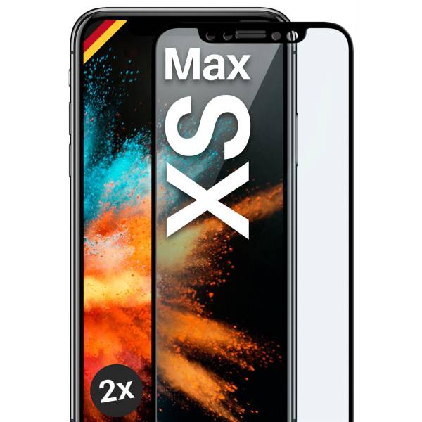 moex CurveProtect für Apple iPhone XS Max – Full Screen Schutzfolie – Curved 3D Panzerglas