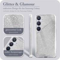 ONEFLOW Glitter Case für Samsung Galaxy S24 Plus – Glitzer Hülle aus TPU, designer Handyhülle