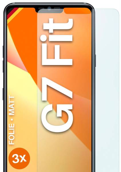 moex FlexProtect Matt für LG G7 Fit – Anti Reflex Schutzfolie für besten Displayschutz, Matt