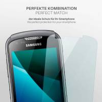 moex FlexProtect Klar für Samsung Galaxy Xcover 2 – Schutzfolie für unsichtbaren Displayschutz, Ultra klar