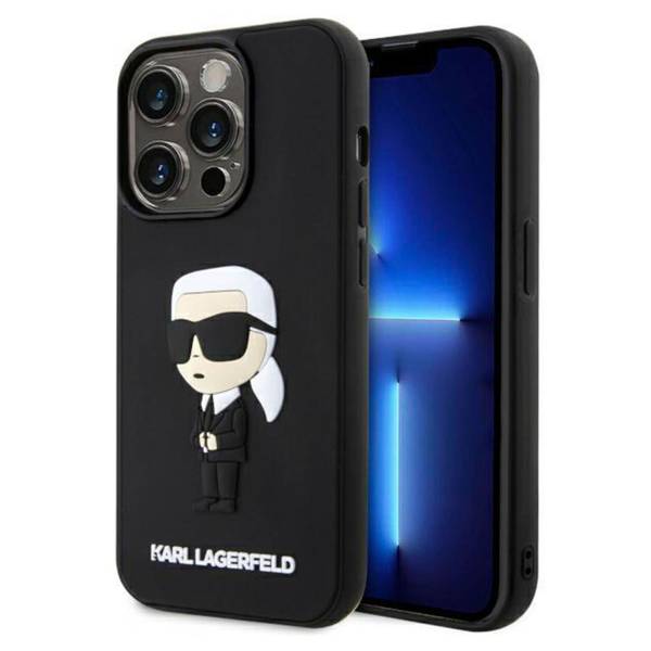 Karl Lagerfeld Hardcase 3D – Silikon Case für iPhone 14 Pro mit Karl Lagerfeld Design