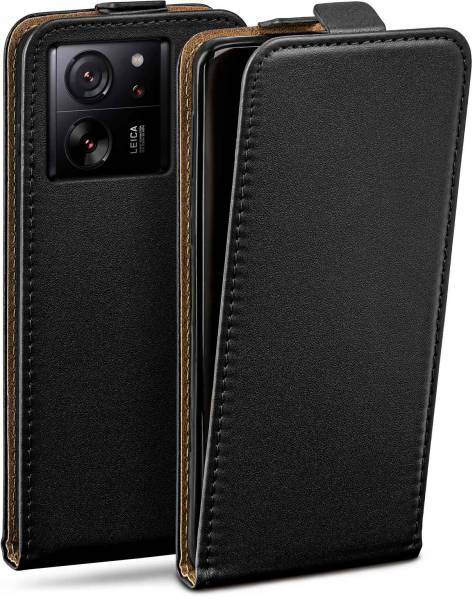 moex Flip Case für Xiaomi 13T Pro – PU Lederhülle mit 360 Grad Schutz, klappbar