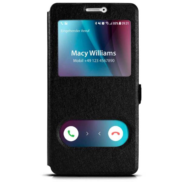 Für Huawei Mate 9 | Dünne Tasche mit Fenster | COMFORT CASE