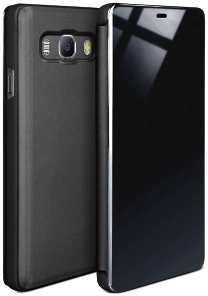 moex Void Case für Samsung Galaxy J5 (2016) – Klappbare 360 Grad Schutzhülle, Hochglanz Klavierlack Optik