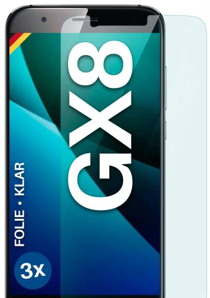 moex FlexProtect Klar für Huawei GX8 – Schutzfolie für unsichtbaren Displayschutz, Ultra klar