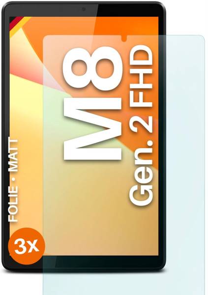 moex FlexProtect Matt für Lenovo Tab M8 (2. Gen.) FHD – Anti Reflex Schutzfolie für besten Displayschutz, Matt