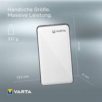 VARTA Powerbank – 2x USB-A + 1x USB-C bidirektional für Smartphones und andere Geräte – Energy Serie, 15000 mAh