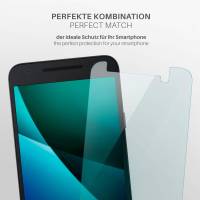 moex FlexProtect Klar für LG Google Nexus 5X – Schutzfolie für unsichtbaren Displayschutz, Ultra klar
