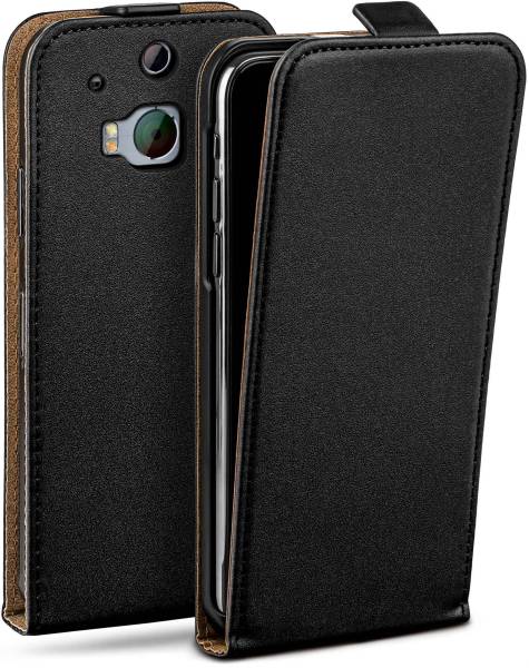 moex Flip Case für HTC One M8s – PU Lederhülle mit 360 Grad Schutz, klappbar