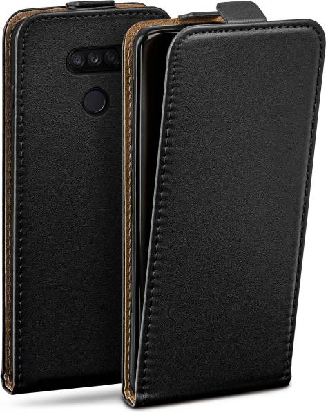 moex Flip Case für LG K50s – PU Lederhülle mit 360 Grad Schutz, klappbar
