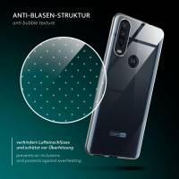 moex Aero Case für Motorola One Action – Durchsichtige Hülle aus Silikon, Ultra Slim Handyhülle