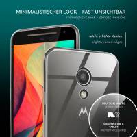 moex Aero Case für Motorola Moto G2 – Durchsichtige Hülle aus Silikon, Ultra Slim Handyhülle