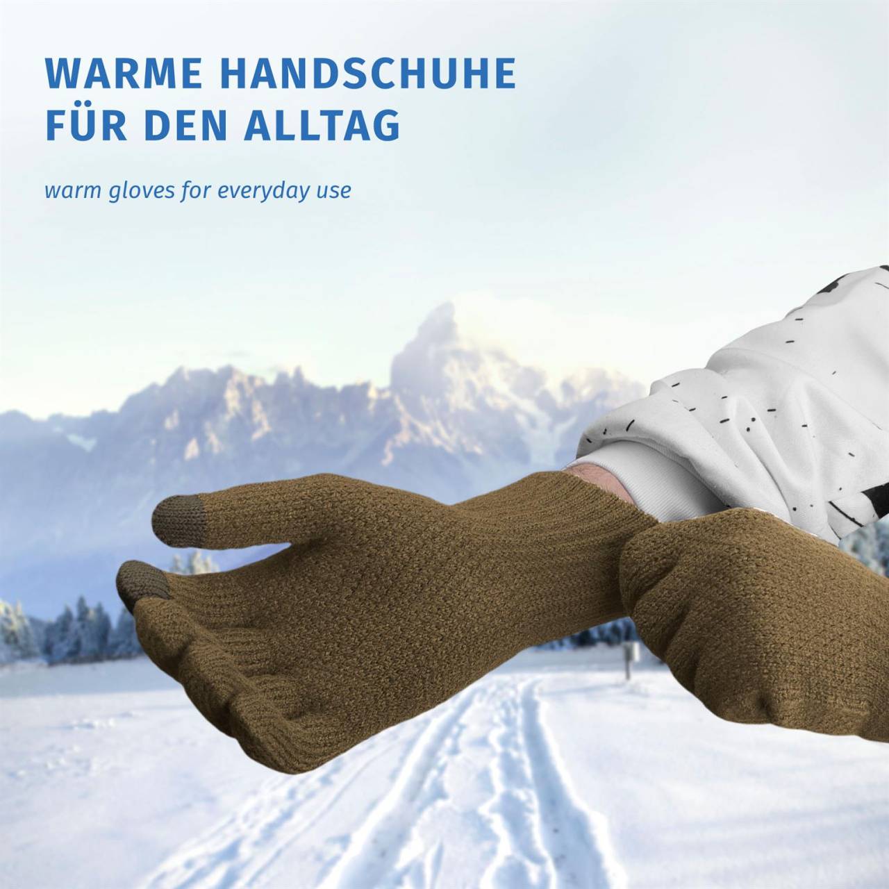 moex TitanTap Pro Handyhandschuhe – Touchscreen Handschuhe, Smartphone Handschuhe für kalte Tage