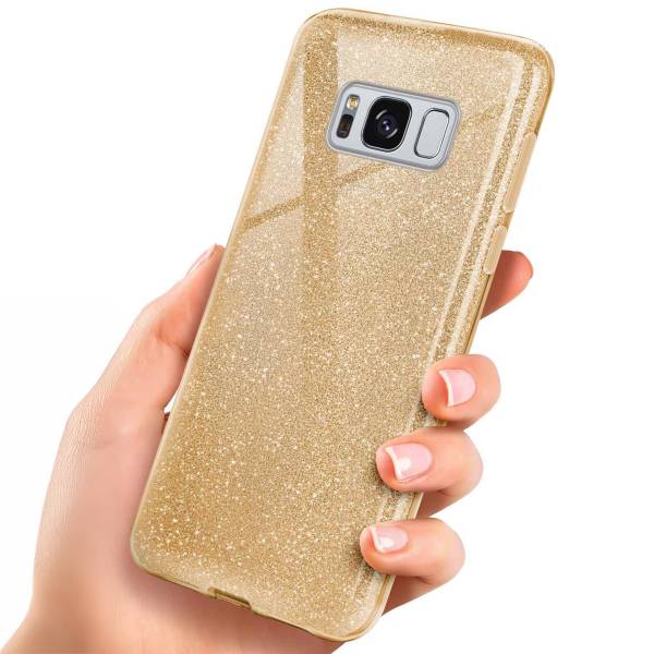 ONEFLOW Glitter Case Samsung Galaxy S8 mit Glitzer Look