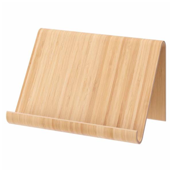 VIVALLA Tablet Halter – Bambusfurnier, Tablet Ständer 26x17 cm, Robust und Nachhaltig