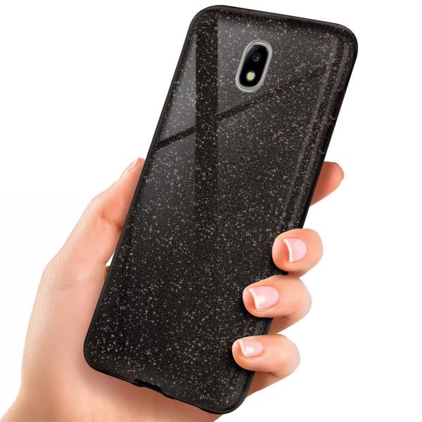 ONEFLOW Glitter Case für Samsung Galaxy J5 (2017) – Glitzer Hülle aus TPU, designer Handyhülle