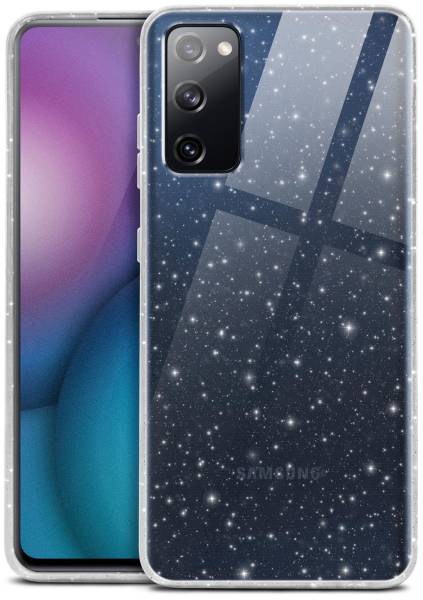 moex® Sparky Case für Samsung Galaxy S20 FE – Stylische Glitzer Hülle, ultra slim Handyhülle, durchsichtig
