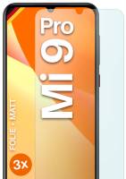 moex FlexProtect Matt für Xiaomi Mi 9 Pro – Anti Reflex Schutzfolie für besten Displayschutz, Matt