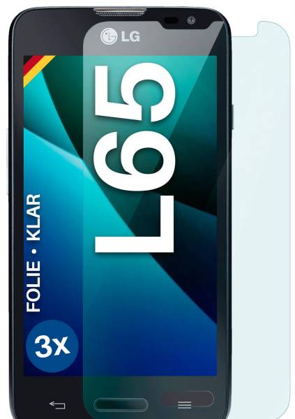 moex FlexProtect Klar für LG L65 – Schutzfolie für unsichtbaren Displayschutz, Ultra klar