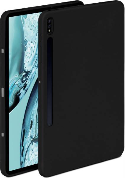 ONEFLOW Soft Case für Samsung Galaxy Tab S7 Plus – weiche Tablet Hülle aus Silikon mit Kameraschutz