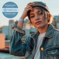 ONEFLOW Denim Loop Apple Watch 5 (40mm) Armband Jeans Look – weiteres Produktbild 3