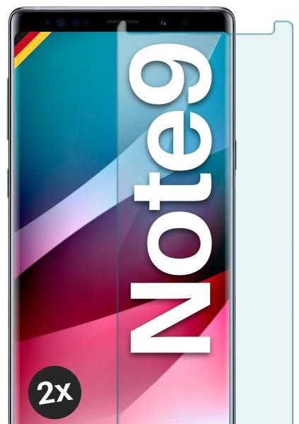 moex ShockProtect Klar für Samsung Galaxy Note 9 – Panzerglas für kratzfesten Displayschutz, Ultra klar