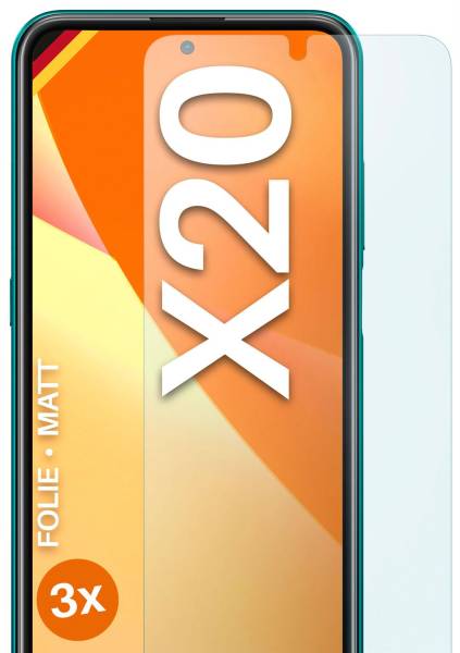 moex FlexProtect Matt für Nokia X20 – Anti Reflex Schutzfolie für besten Displayschutz, Matt