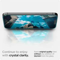 Spigen Glas.tR EZ Fit für Apple iPhone 13 Pro Max & iPhone 14 Plus – 2x gehärtete Glas Folien inklusive Montagerahmen