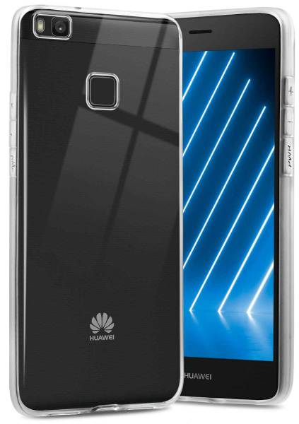 ONEFLOW Clear Case für Huawei P9 Lite – Transparente Hülle aus Soft Silikon, Extrem schlank