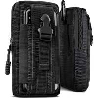 ONEFLOW Survival Case für Samsung Galaxy M22 – Handy Gürteltasche aus Oxford Nylon mit Karabiner