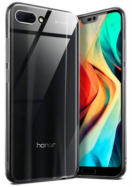 moex Aero Case für Huawei Honor 10 – Durchsichtige Hülle aus Silikon, Ultra Slim Handyhülle