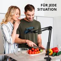 Ugreen Klapparm Halterung – Aluminium-Tischhalterung für Smartphone und Tablet, Stativ Halterung, flexibel – weiteres Produktbild 2