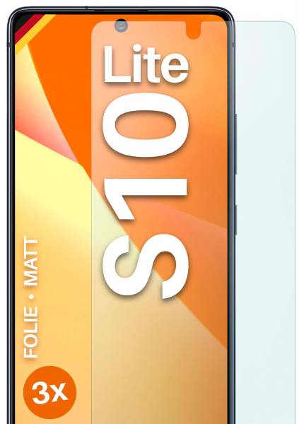 moex FlexProtect Matt für Samsung Galaxy S10 Lite – Anti Reflex Schutzfolie für besten Displayschutz, Matt