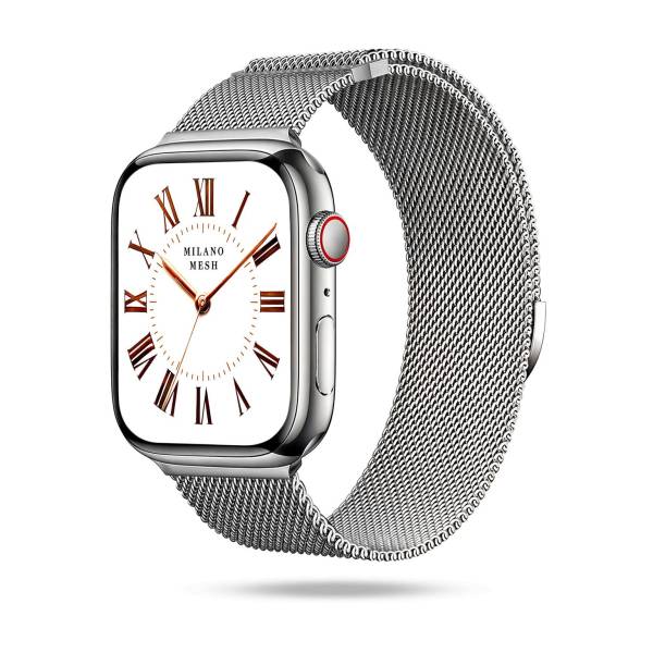 ONEFLOW Milano Mesh Apple Watch 8 (45mm) Armband Damen Metall