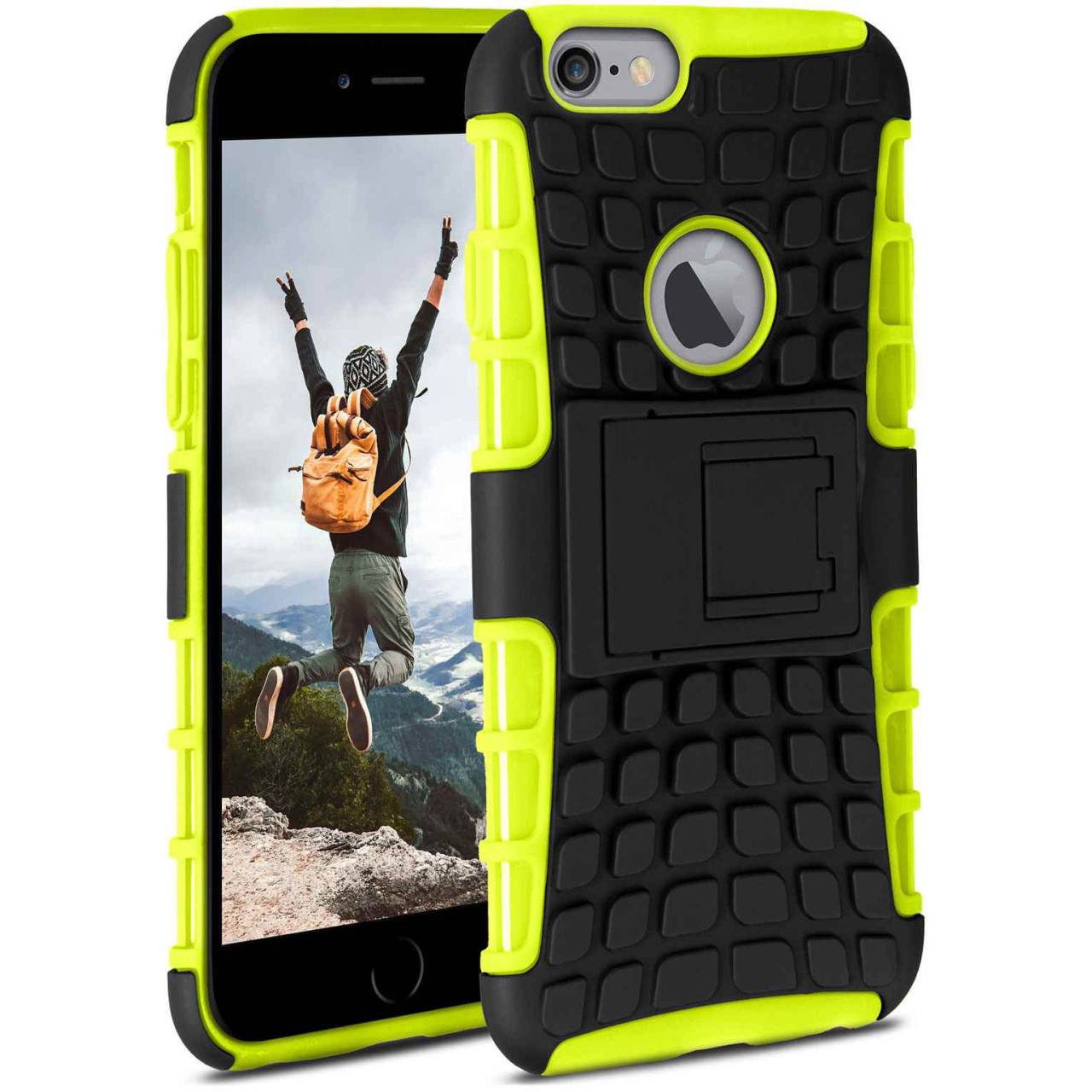 ONEFLOW Tank Case für Apple iPhone 6s – Stoßfeste Panzer Hülle – Rugged Outdoor Handyhülle