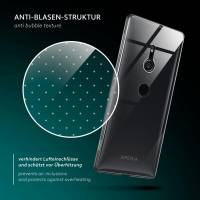 moex Aero Case für Sony Xperia XZ2 – Durchsichtige Hülle aus Silikon, Ultra Slim Handyhülle