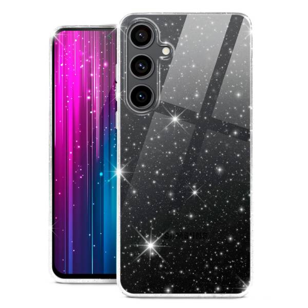 moex Sparky Case Samsung Galaxy S24 FE mit Glitzer Design