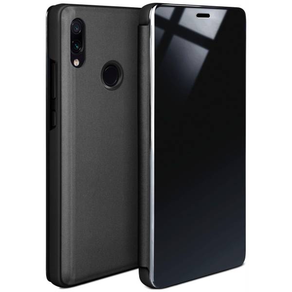 moex Void Case für Xiaomi Redmi Note 7S – Klappbare 360 Grad Schutzhülle, Hochglanz Klavierlack Optik