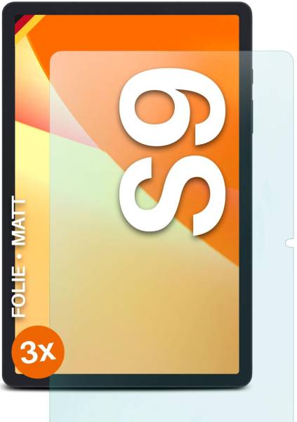 moex FlexProtect Matt für Samsung Galaxy Tab S9 – Anti Reflex Schutzfolie für besten Displayschutz, Matt